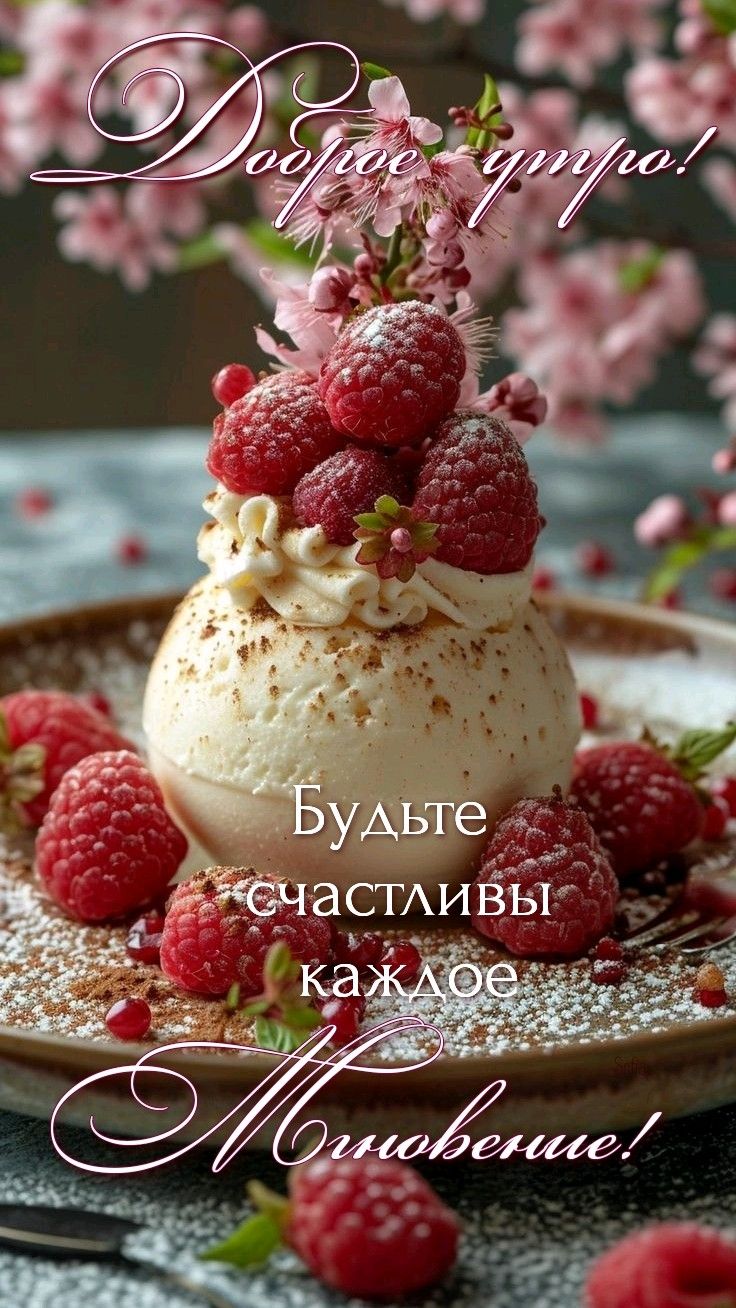 Доброе утро! Будьте счастливы каждое мгновение! ❤️
