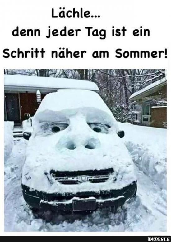 Lächle… denn jeder Tag ist ein Schritt näher am Sommer!