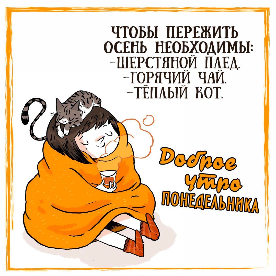 Доброе утро понедельника картинки прикольные смешные