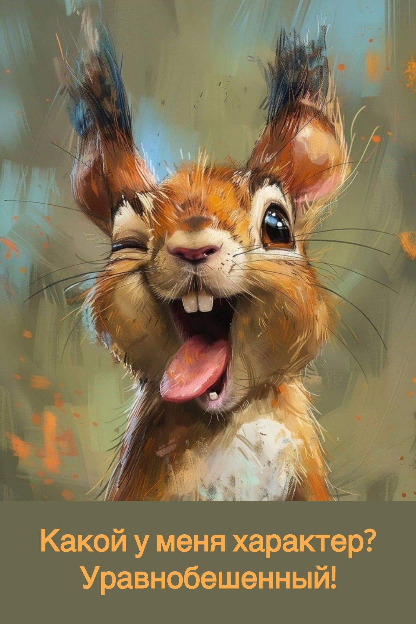 Открытка Белочка