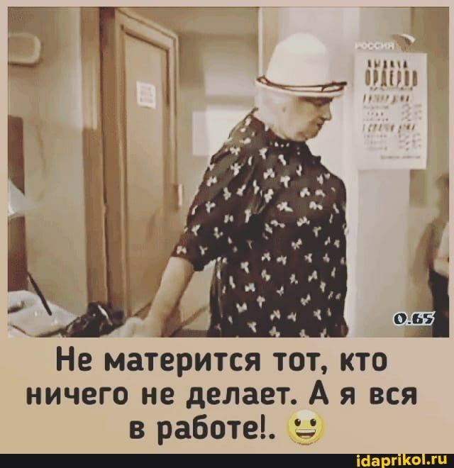 Не матерится тот, кто ничего не делает. А я вся в работе! – АйДаПрикол