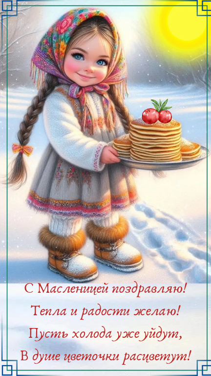 С Масленицей