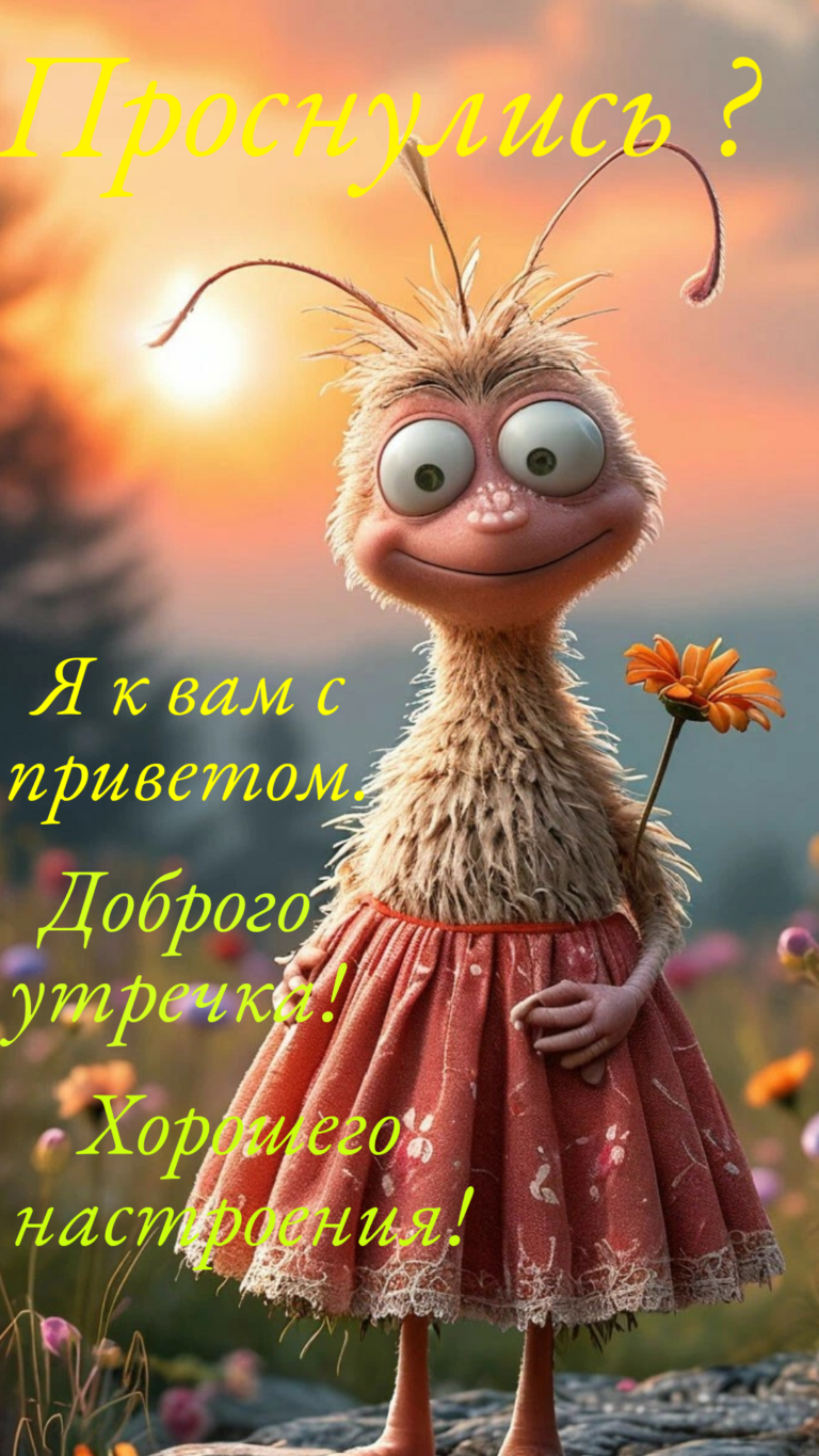проснулись?я к вам с приветом.доброго утречка,хорошего настроения