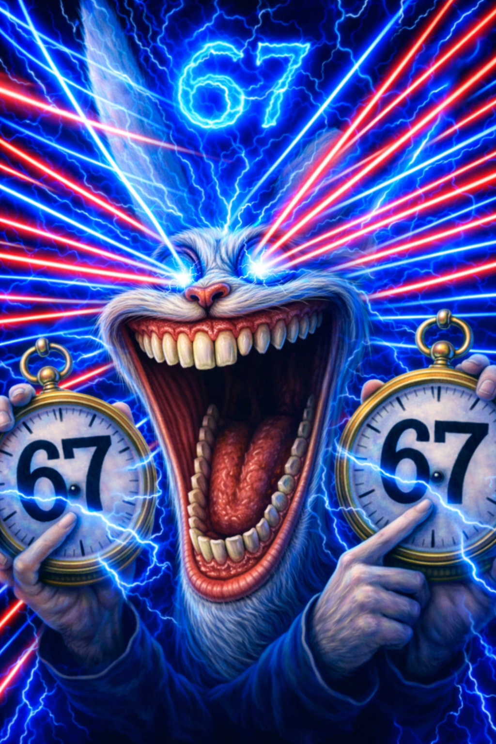 Заяц 67, 4 версия Bunny meme 67 Version v4