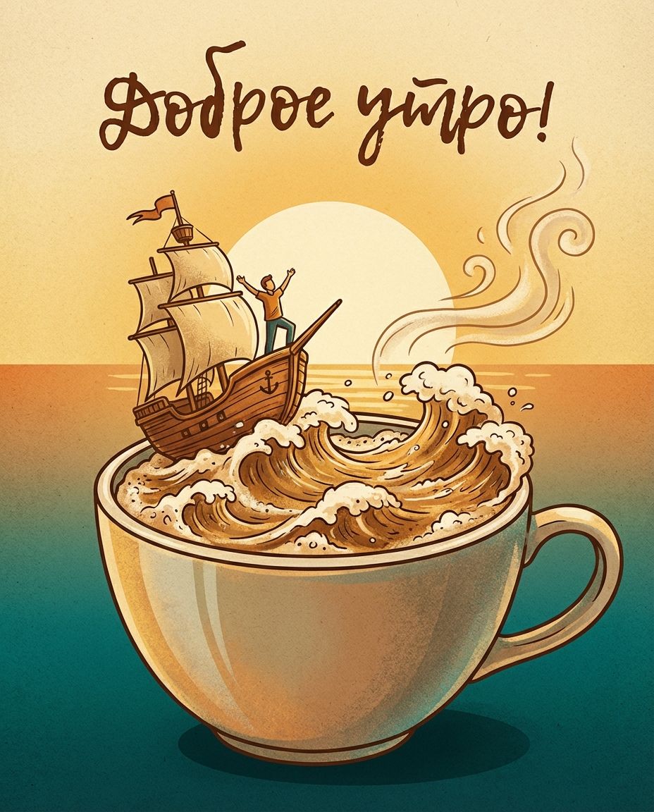 Доброе утро! открытка