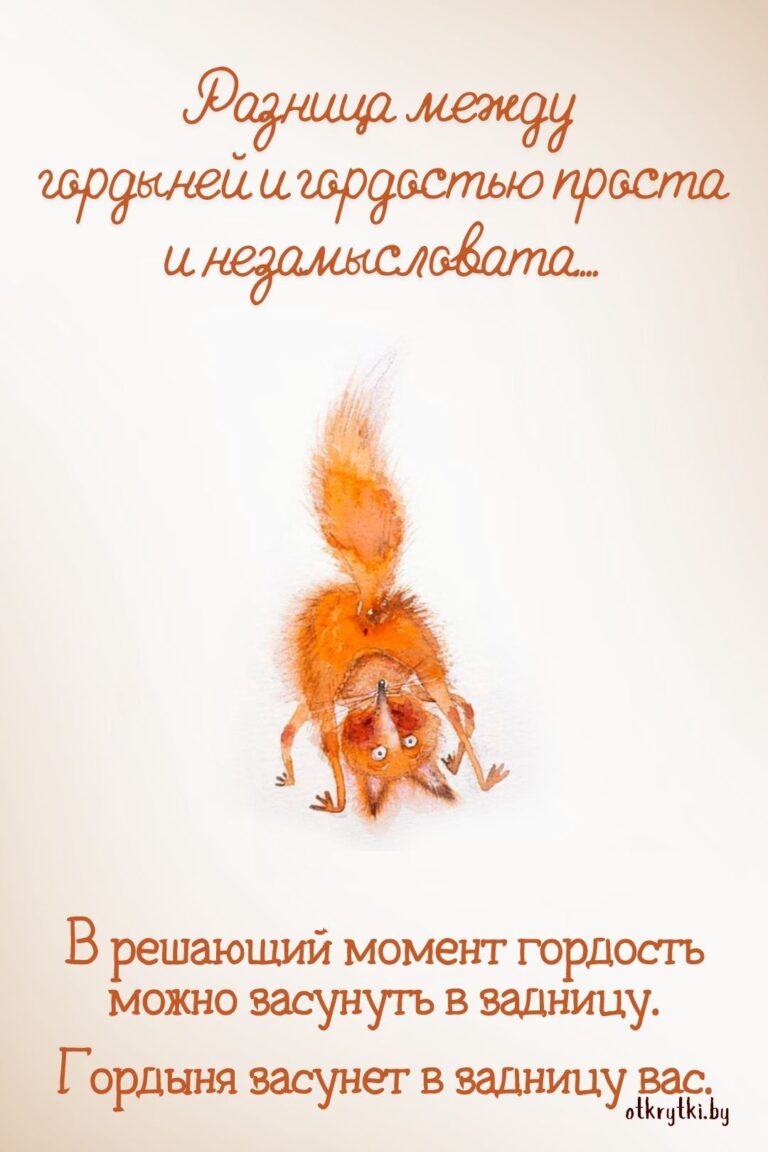 Картинки про ГОРДОСТЬ со смыслом и юмором