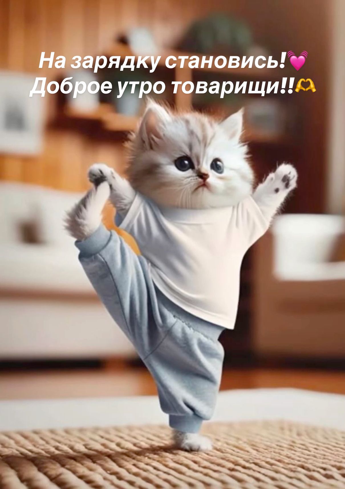 На зарядку становись!💓Доброе утро товарищи!!🫶