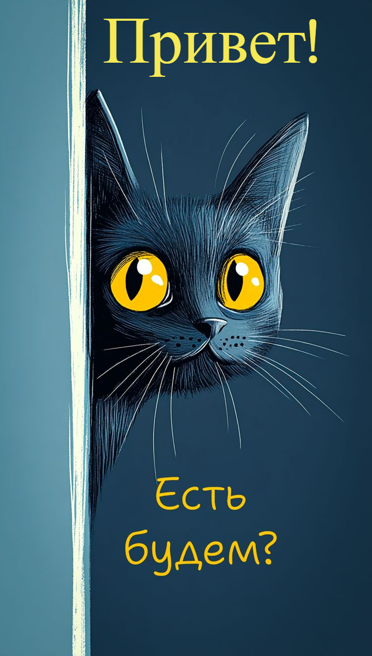 Привет! Есть будем?