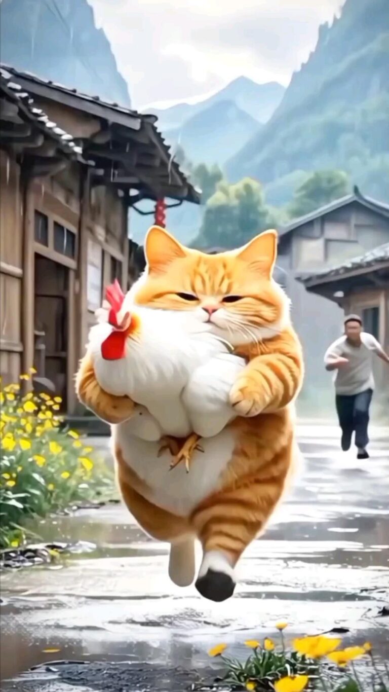 Cattai Cooking Chicken Roast🐔🐱🚨#cats #catlover #animals