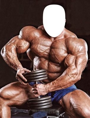 Montaje fotografico bodybuilder caricatura – Pixiz
