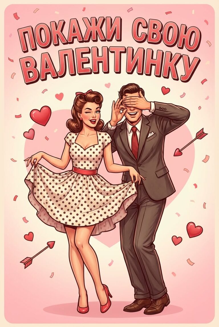 Пошловатые и игривые открытки ко Дню всех влюблённых — AI и цифровое искусство