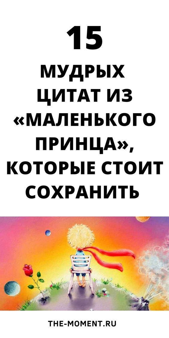 15 мудрых цитат из «Маленького принца», которые стоит сохранить | ladypage