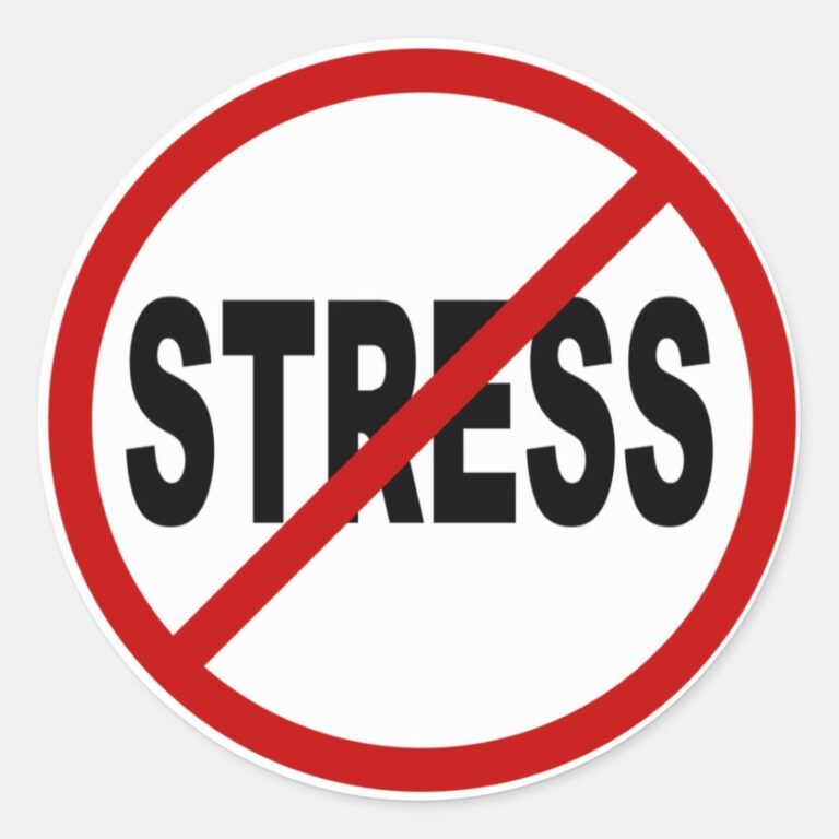 Hate Stress/No Stress Allowed Sign