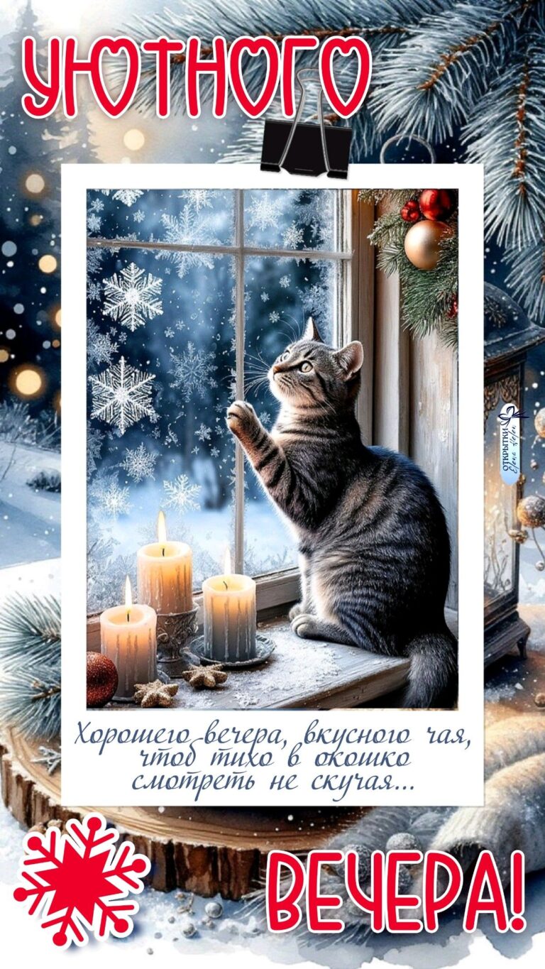 Уютного зимнего вечера