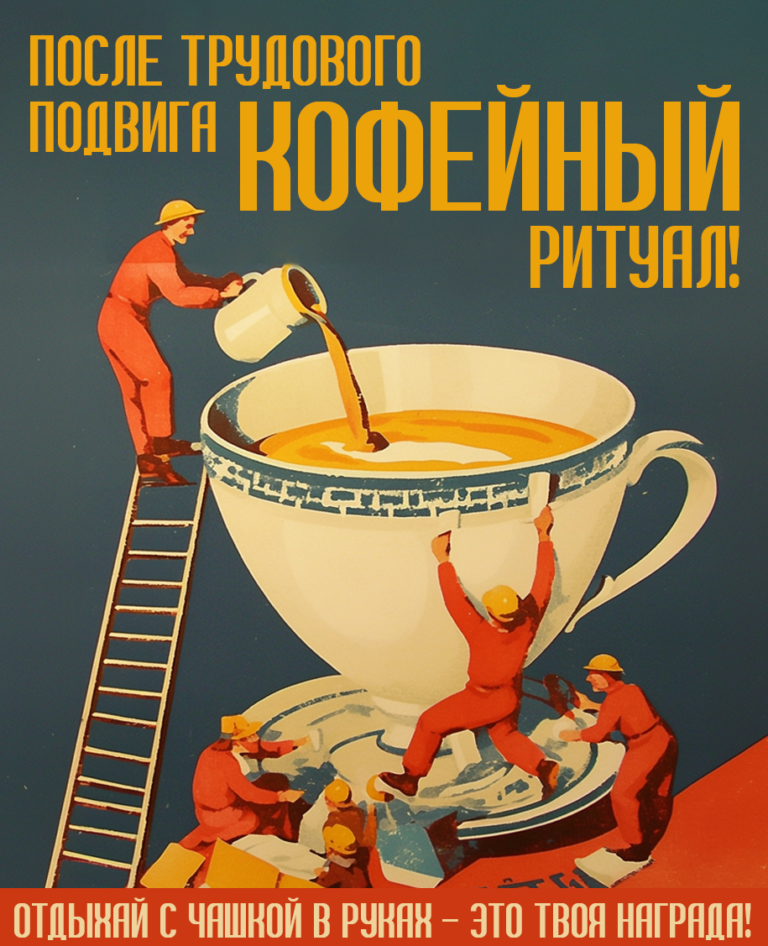 Плакат советский