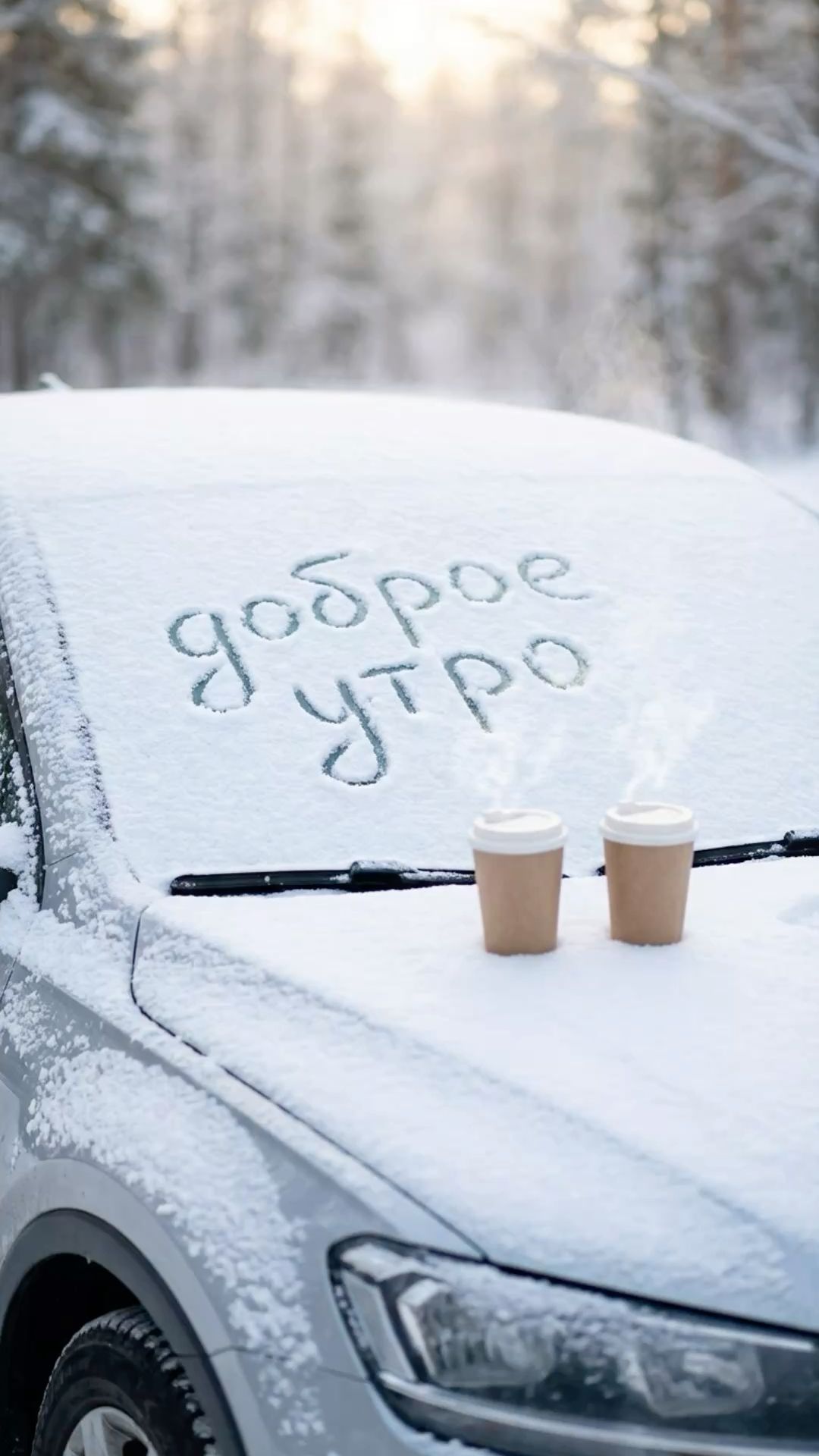 Промт для создания фото со своим текстом в Телеграм