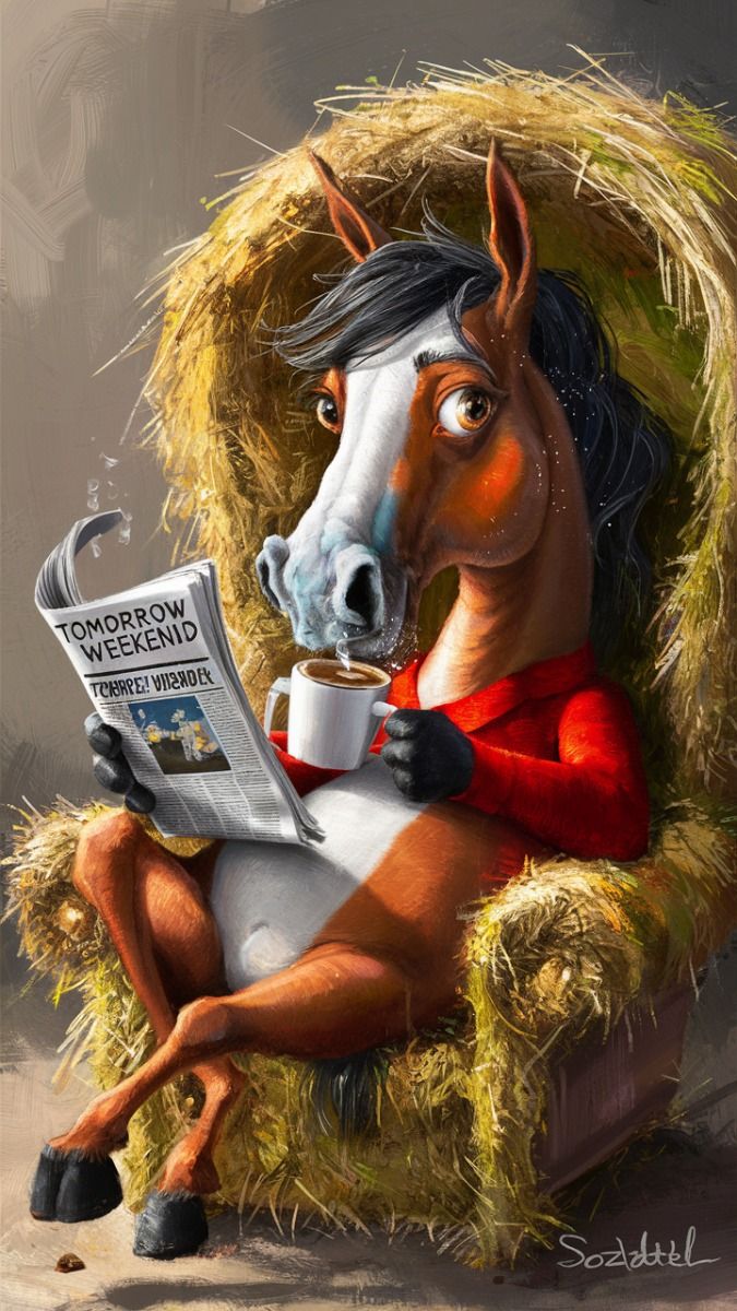 AI painting of a horse by SozdateL