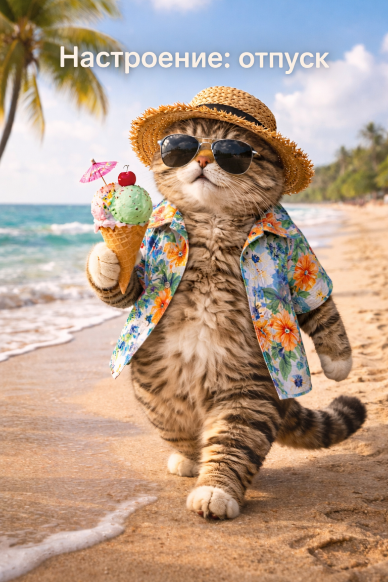 Настроение: отпуск 🌴