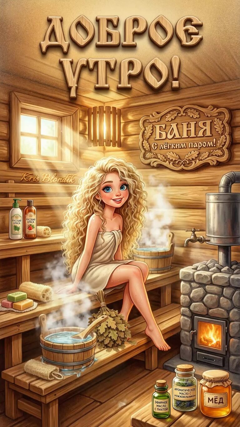 Доброе утро!🧖🏼‍♀️