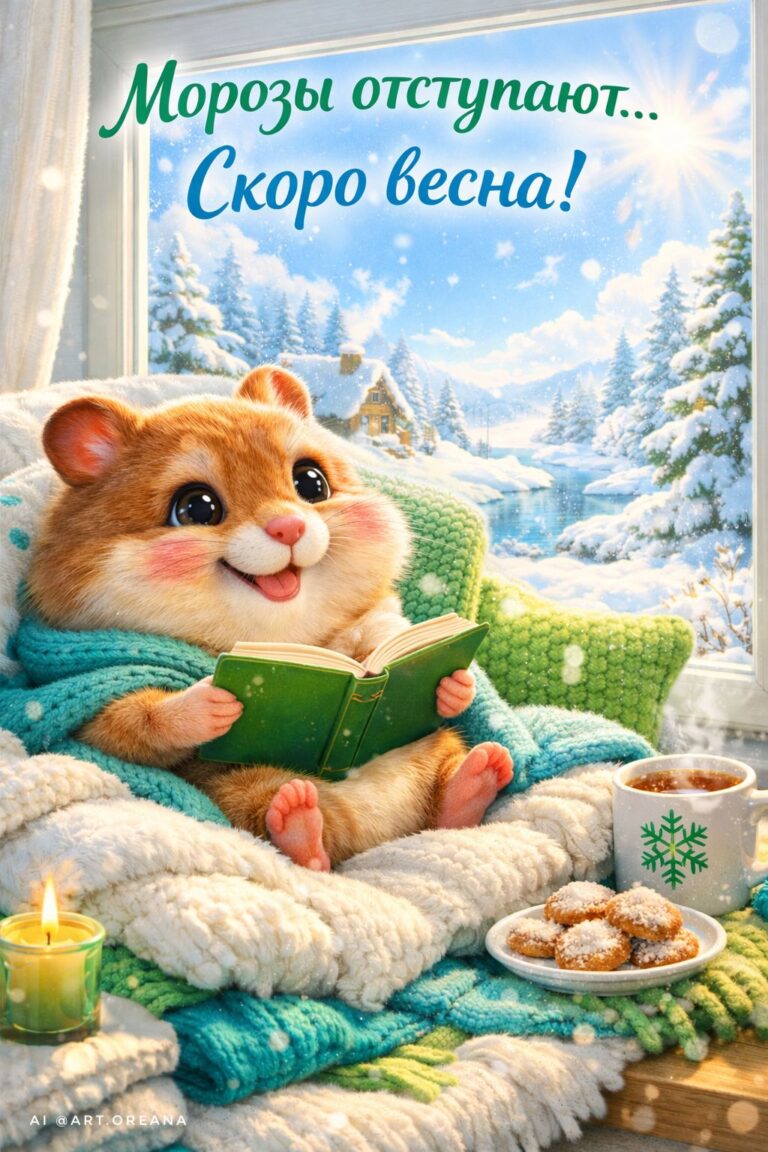 Cozy reading near the window