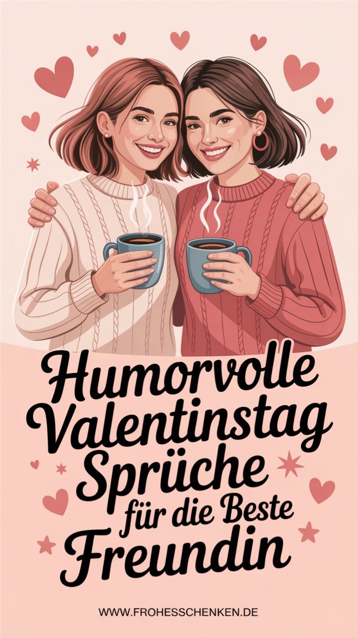 Lustige Valentinstagswünsche für die beste Freundin
