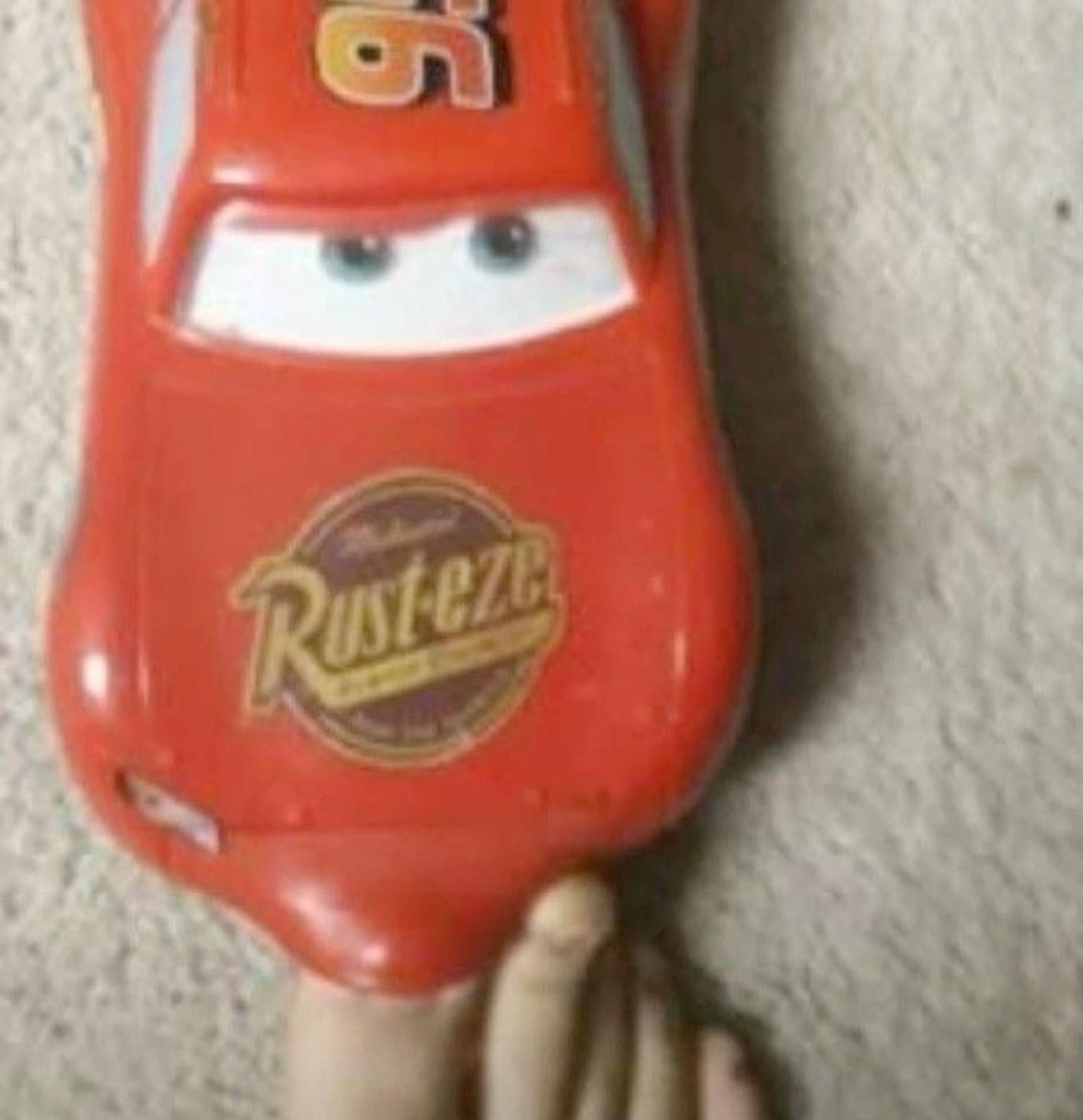 guys i got the limited edition lightning mcqueen car model!