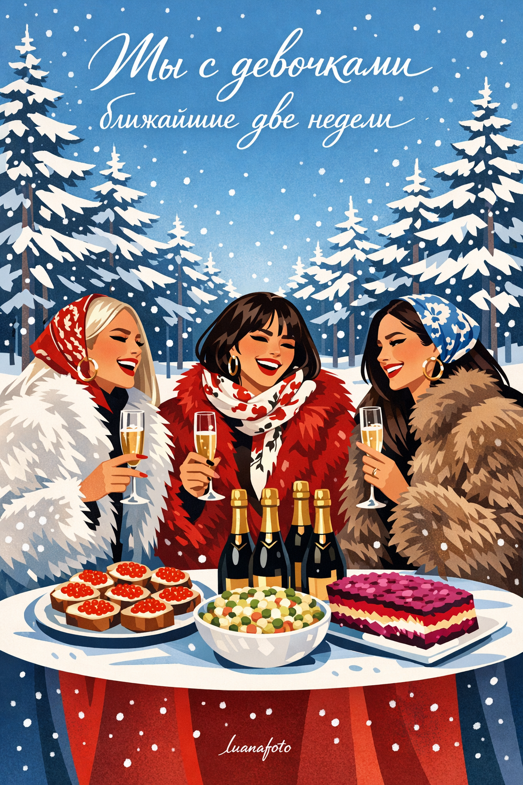 Новогодняя открытка