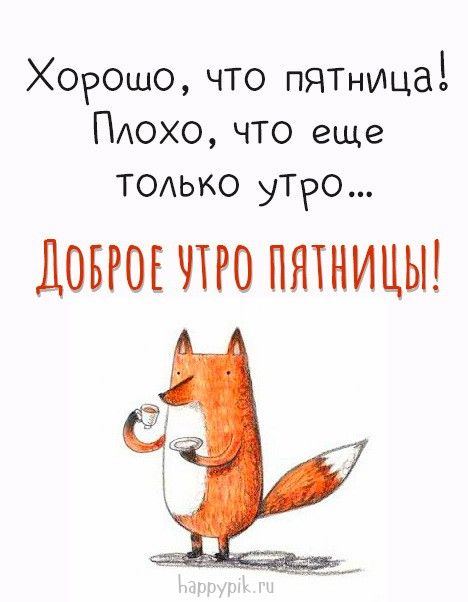 Картинки Доброе утро пятницы – скачать