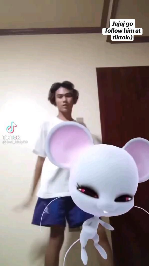 Jajaj go  follow him at tiktok:)