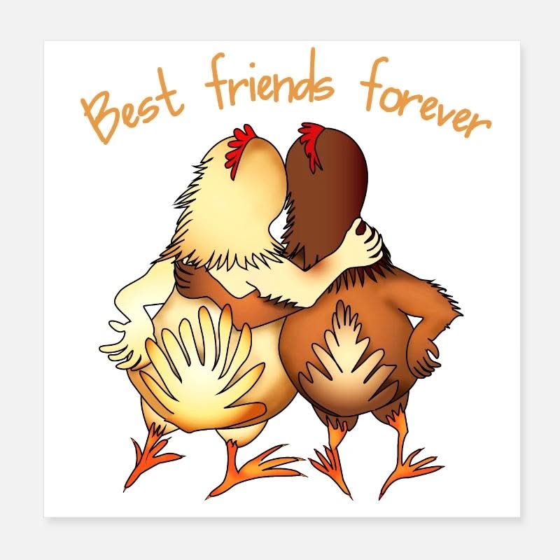 ‘Best Friends Forever’ Poster | Spreadshirt
