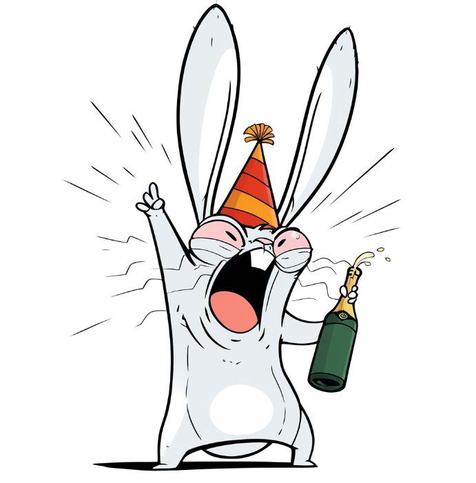 заяц праздничный
