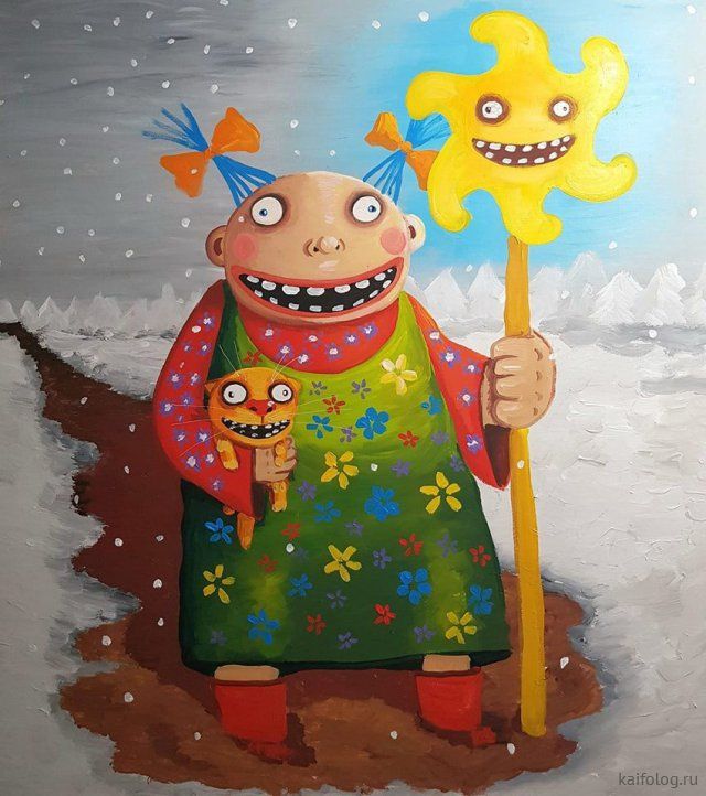 40 новых картин Васи Ложкина