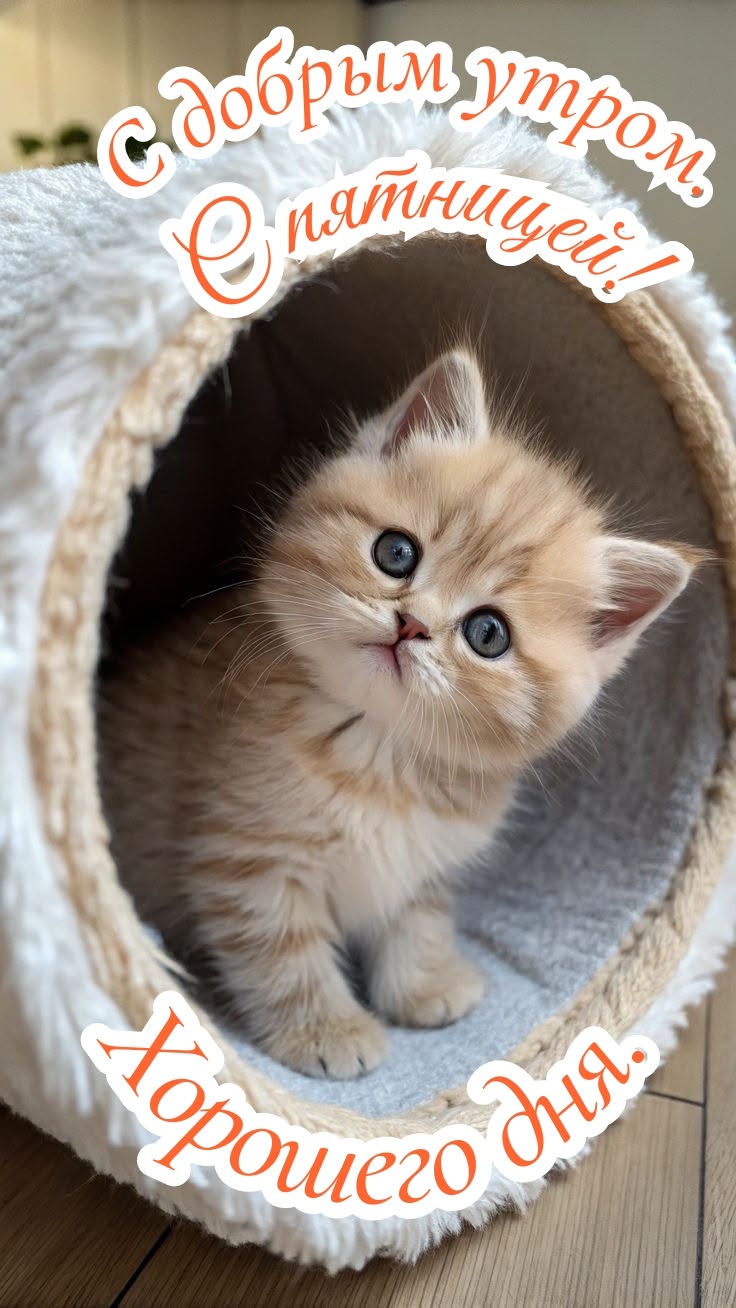 С добрым утром С пятницей Хорошего дня