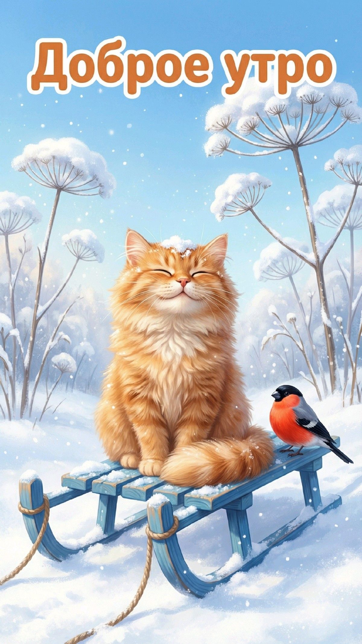 И ещё нежное утро ❄️☃️