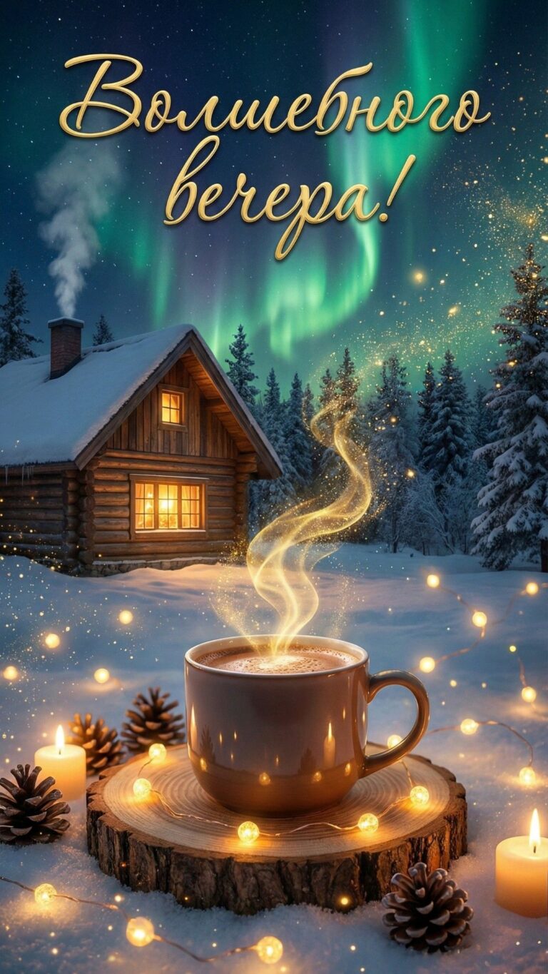 Пусть вечер будет самым уютным.