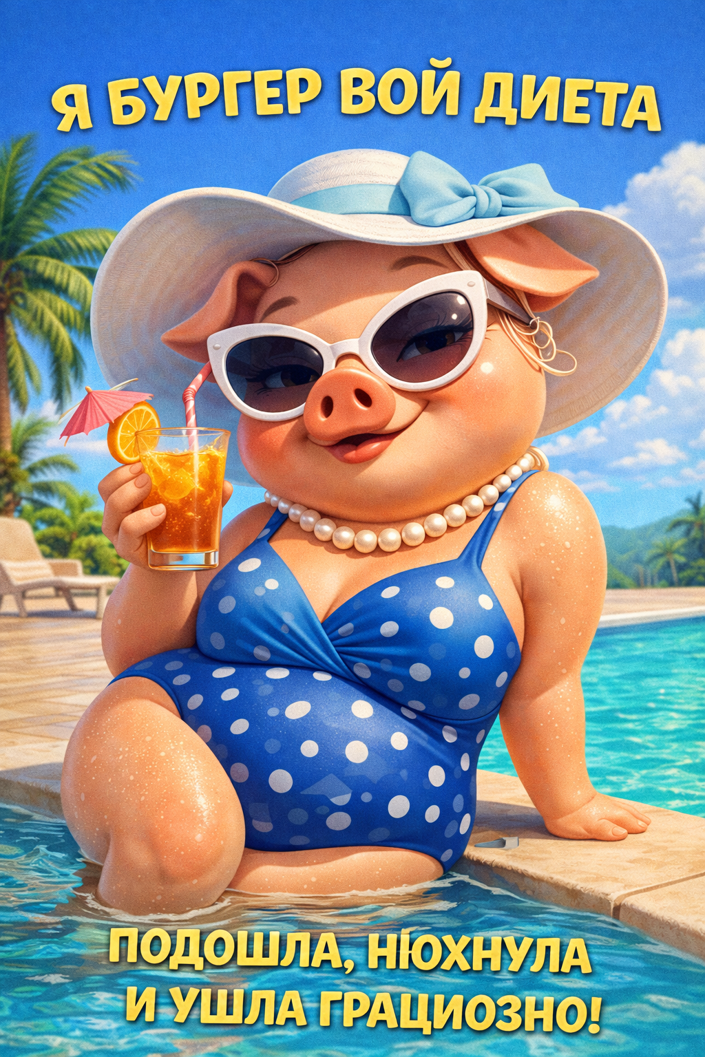 Я и моя диета 😄 Настроение: подошла, нюхнула и ушла